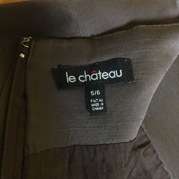 Brown satin skirt - Picture 4 of 4